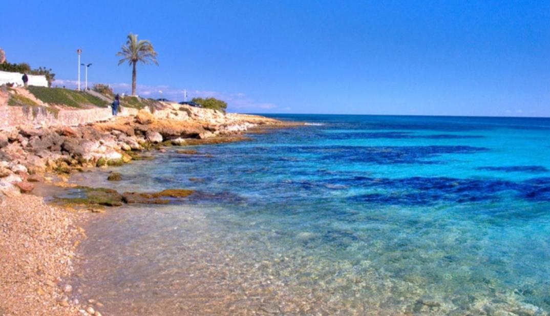 Mediterranean Beach Apartment 180º Sea & Island Views Santa Pola Exterior photo
